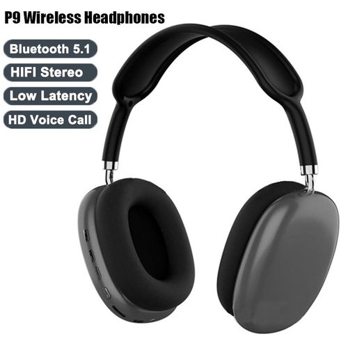 Original P9 Wireless Headphones with Mic Noise Cancelling Earbuds Music Stereo Hifi Wireless Headset Gamer Bluetooth Earphones
