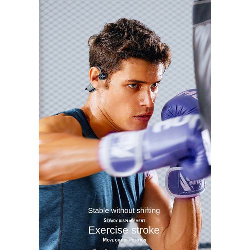 Bone Conduction Earphones Wireless Bluetooth 5.1 Headphones Outdoor Sport Earbuds Headset W Mic For Android Ios Support SD Card