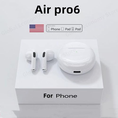 Original Pro6 tws Smart Touch Control Wireless Headphone Bluetooth 5.0 Earphones Sport Earbuds Music Headset For all smartphones
