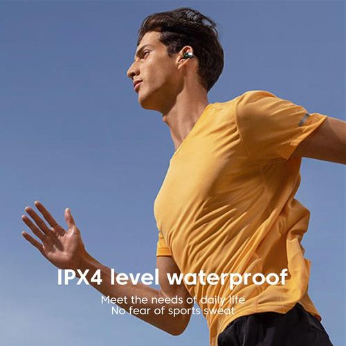 Single in-Ear Clip on Headphones TWS Bluetooth 5.3 Earphones Wireless Earbud With Microphone Sports Waterproof Handsfree Headset