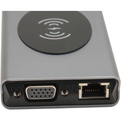 13 in 1 Type C USB Hub With Wirless Charging