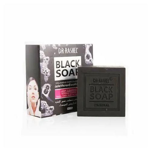 DR Rashel Dr Rashell Black Soap With Collagen&Charcoal, Acne Treatment-100g
