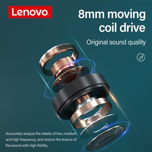 Lenovo Original XT91 Wireless Bluetooth Headphones Gaming Headset TWS Earphone Touch Control Stereo bass With Mic Noise Reductio