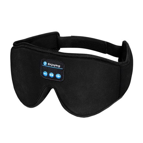 Sleeping Mask 3D Eye Mask HeadSet Headband Soft Elastic Comfortable Wireless Music Headset Eye Mask With Mic For Side Sleepers