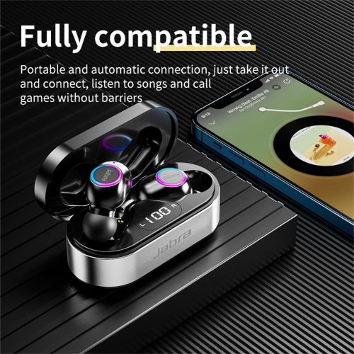 Original Jabra F12 Hands-Free Earphones Super Bass Bluetooth Headset Waterproof Gaming Earbuds Sports Tws Wireless Headphones