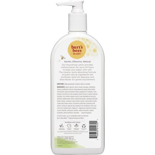 Burt'S Bees Baby Nourishing Lotion, Original Scent Baby Lotion - 12 Ounce