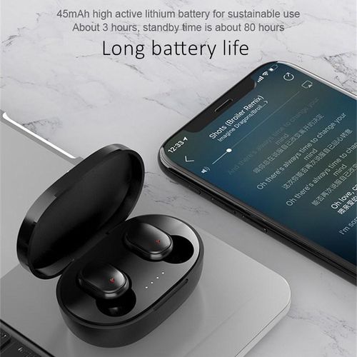 TWS Wireless Earphones Sports Waterproof Bluetooth Earbuds USB TV Adaptor Use For TV Sport with Mic Touch Control TWS Headset A6