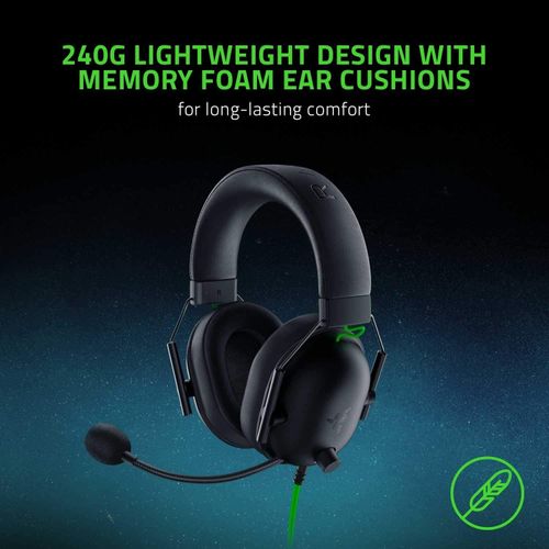 Razer BlackShark V2 X Wired Gaming Headset: 7.1 Surround Sound- Game for PS4,PS5, Nintendo Switch, Xbox
