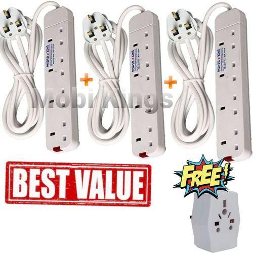 Power King 3Pcs 4 Way Powerking Extension