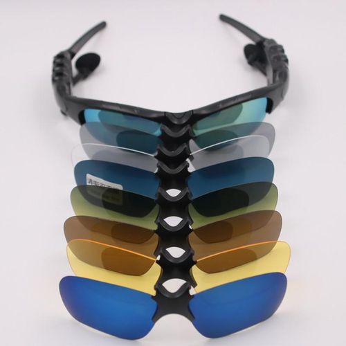GutsyMan Sport Stereo Wireless Bluetooth 4.1 Headset Telephone Driving Sunglasses/mp3 Riding Eyes Glasses With colorful Sun lens