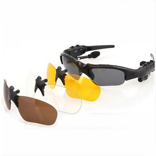GutsyMan Sport Stereo Wireless Bluetooth 4.1 Headset Telephone Driving Sunglasses/mp3 Riding Eyes Glasses With colorful Sun lens