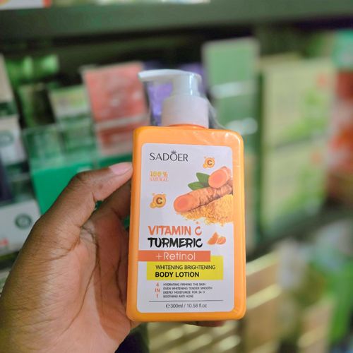 Tumeric Vitamin C Lotion for Face & Body - 300mls