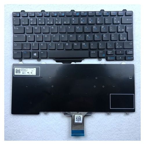 DELL Latitude E7250 5250 5270 7270 Laptop Keyboard-Black