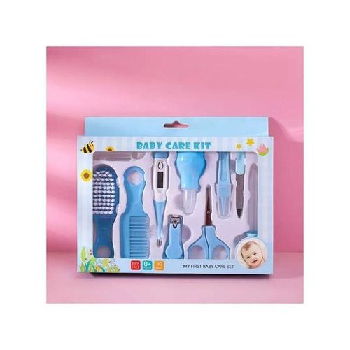 Newborn Baby Health Care Kit -10pcs 0+ Months - Blue