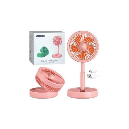 Other Share this product   Rechargeable Portable Fan Air Cooler Simple Foldable Fan Hand Held - COLOR MAY VARY