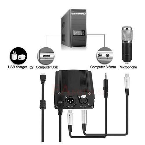 Karaoke BM800 Microphone Phantom Power