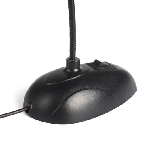 Wired Base Desktop Microphone Mobile Phone Karaoke-Black