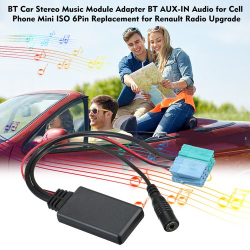 BT Car Stereo Music Module Adapter BT AUX-IN Audio For Cell