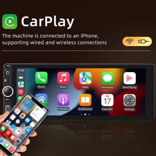 Android 13 Car Stereo Single-Din GPS Navigation With 6.86