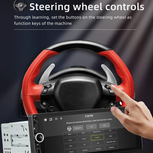 Android 13 Car Stereo Single-Din GPS Navigation With 6.86