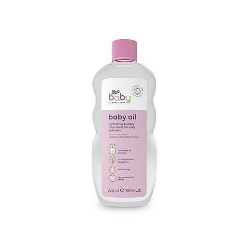 Boots Baby Oil 300ml - Pink