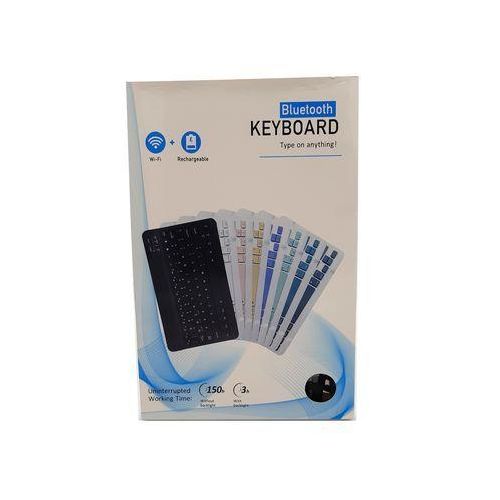 Idino  Portable Key Slim Wireless Wi-Fi Rechargeable Bluetooth Keyboard With Integrated Commands Ergonomic Scissor Structure Rechargeable Portable Keyboard, Auto Sleep Mode Tablet Keyboard with Multiple Shortcut Keys for Phone Laptop Tablet