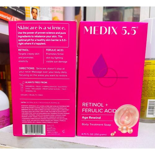 Medix 5.5 Retinol+ Ferulic Acid Body Treatment Soap