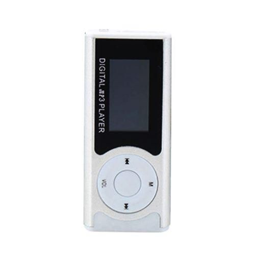 1.3 Inch LCD Screen Clip USB Mini Mp3 Music Player Support 16GB Micro SDCardWhite