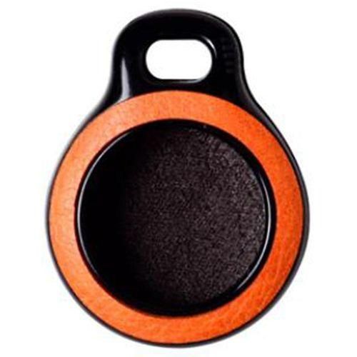 AntiLost Airtag Case Suitable for Apple Airtag Leather Case, Suitable for Apple Tracker Device AntiDrop Orange