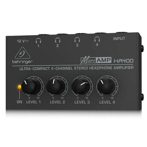 HA400 Microamp 4 Channel Stereo Headphone Amplifier