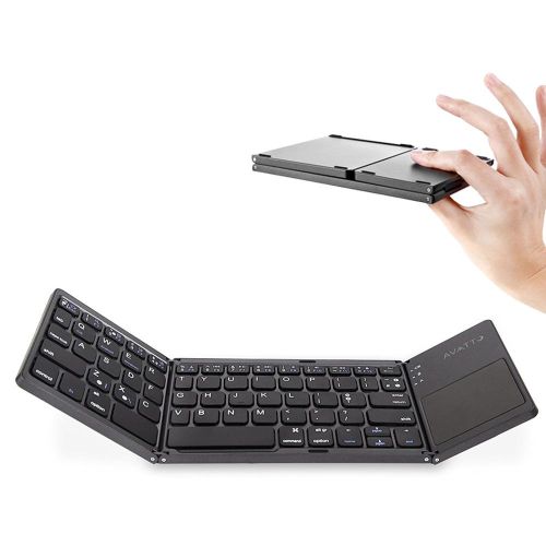 Mini Folding Touch 3.0 Bluetooth Keyboard For Samsung Dex Win/iOS/Android System-B033