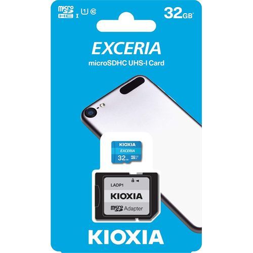 KIOXIA MicroSD 32GB Exceria Memory Card - Blue