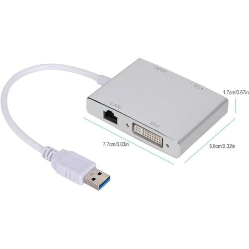 USB 3.0 to HDMI, VGA, LAN, USB