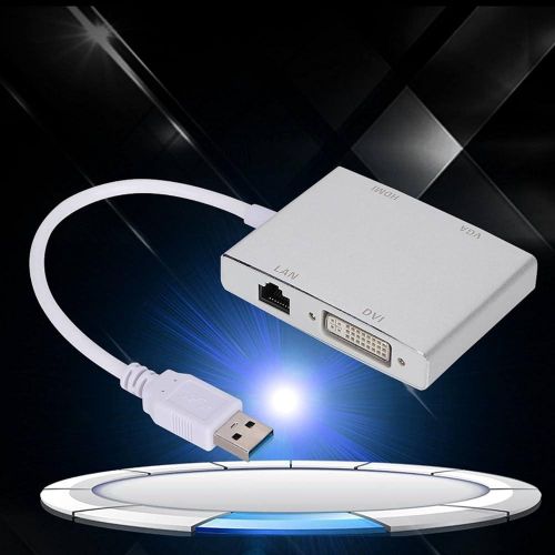 USB 3.0 to HDMI, VGA, LAN, USB