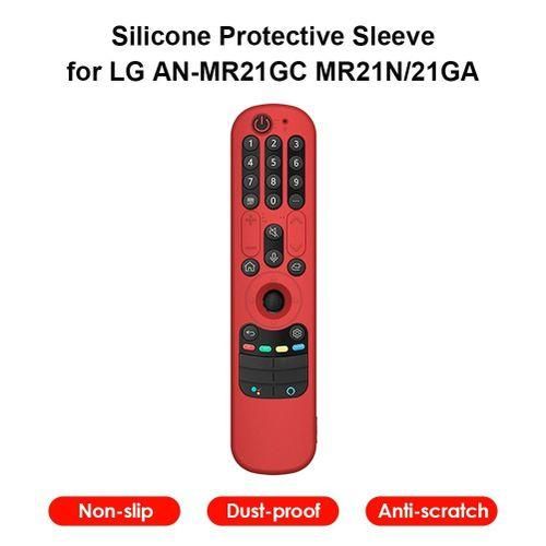 Silicone Case for LG ANMR21GC MR21N21GA Remote Control Protective Cover for LG OLED TV Remote AN MR21GARed