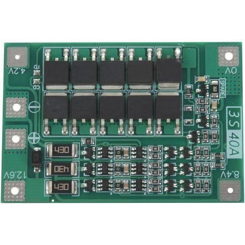 3S 40A For Screwdriver 12V LiIon 18650 Bms Pcm Battery Protection Board Bms Pcm With Balance Liion Battery Cell Pack Module