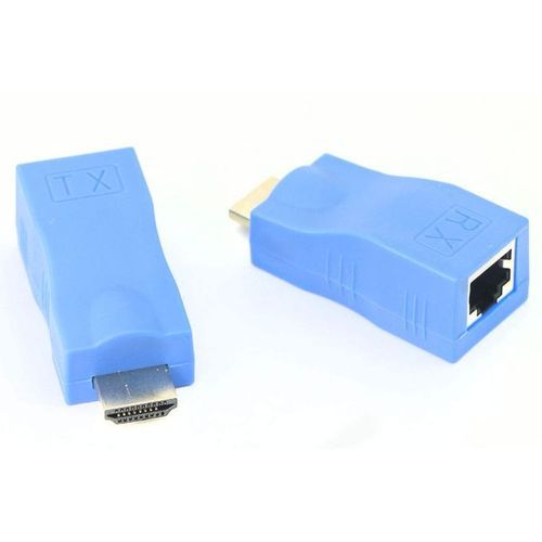 HDMI Extender By Cat-5e/6 Cable -Blue