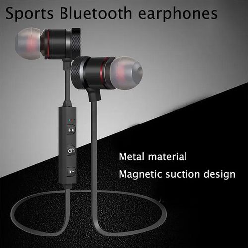 Wireless Binaural Stereo Sports Bluetooth Headset Ear Hanging Running Super Long Standby Magnetic Suction Head Neck