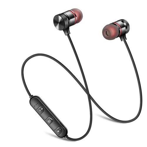 Wireless Binaural Stereo Sports Bluetooth Headset Ear Hanging Running Super Long Standby Magnetic Suction Head Neck