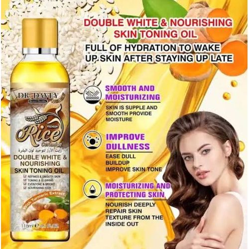 Dr Davey Rice Ceramide Double White And Nourishing Skin Tonning Oil