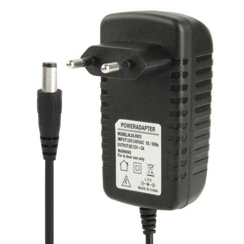 High Quality EU Plug AC 100240V To DC 12V 2A Power Adapter