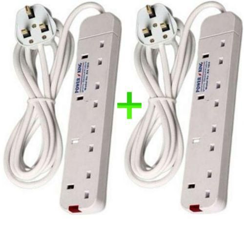 Power King  High Quality Universal Standard 4 Way Power Extension