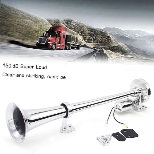 Single-tube Trumpet Electric Horn Chrome Air Horn