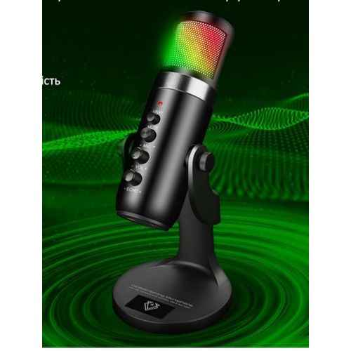 Vertax Microphone Vertux Crusader USB Black Gaming Microphone (crusader.black)