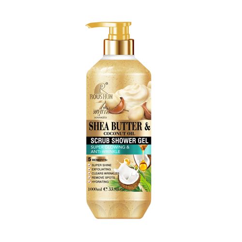 Roushun Shea Butter&Coconut Oil Exfoliating Showergel