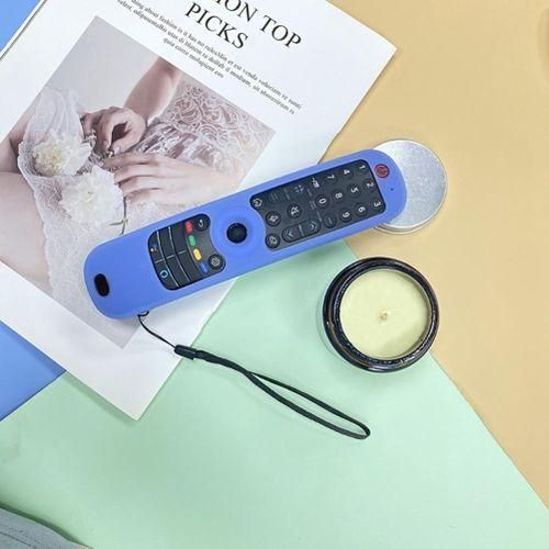 Soft Silicone Protective Remote Control Covers for LG Smart TV ANMR21GC  MR21N  MR21GABlue