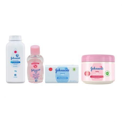 Johnson Johnsons Baby Mini Gift  (4 Pack)/100ml-Pink