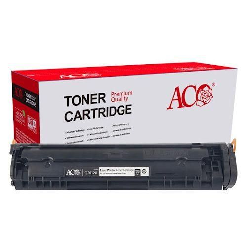 ACO 12A Compatible  Laserjet Toner Cartridge  For Hp Printer - Black