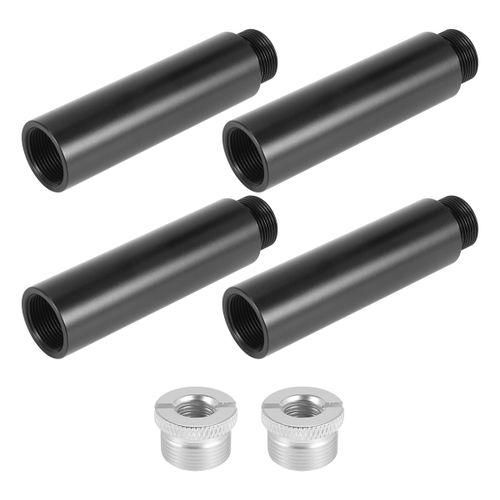 4Pcs Mic Stand Extension Tube, 58Inch Female to 58Inch Mal