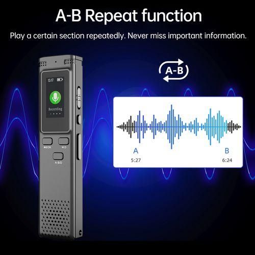 8GB Digital Voice Recorder Voice Activated Audio Recording